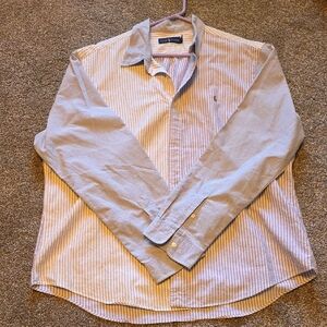Ralph Lauren Blue Label Light Blue and White Striped Shirt